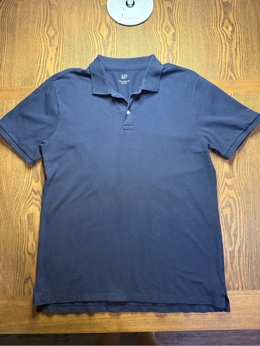 GAP Men’s Dark Blue Short-Sleeve Polo